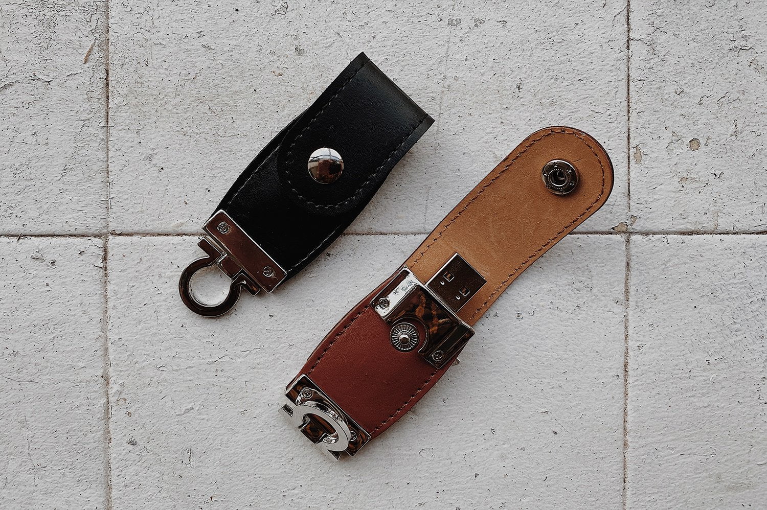 leather clip usb