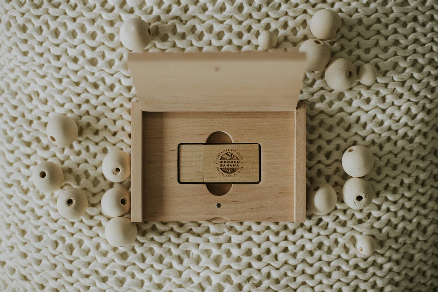 wooden usb box